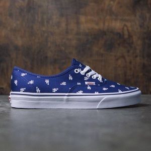 dodgers vans slip ons